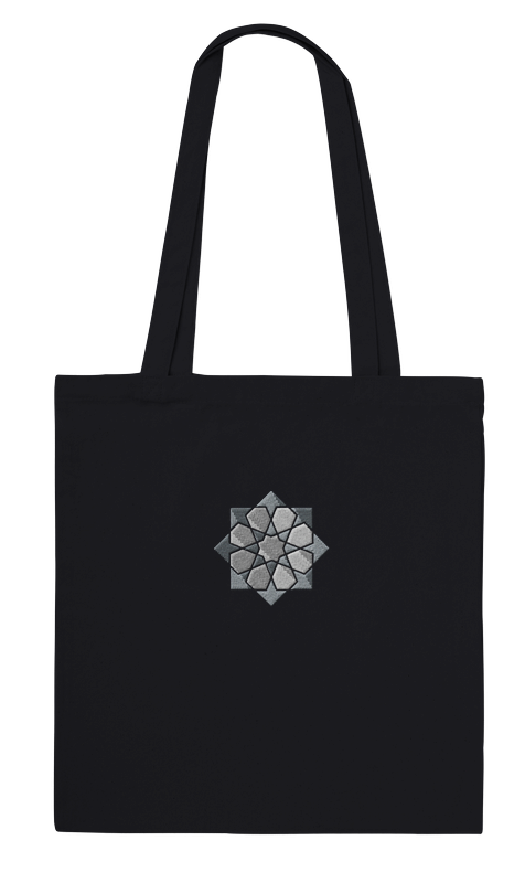 Embroidered Damascus Tote Bag